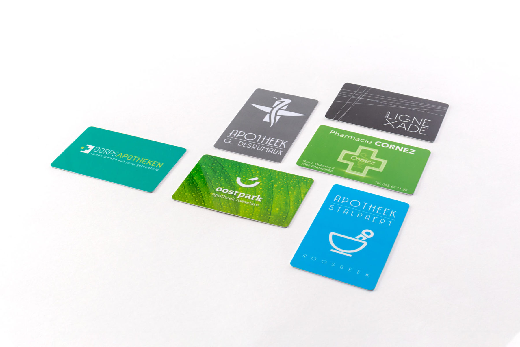 Producten: gepersonaliseerde Klantenkaarten met barcode