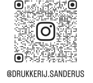 QR-code die doorlinkt naar onze instagram pagina