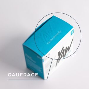 Techniques de finition: le gaufrage