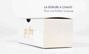 La dorure à chaud: pour une finition luxueuse.