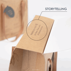 één van de verpakkingstrends van 2025: storytelling in en op de verpakking - L’une des tendances d’emballage de 2025 : le storytelling dans et sur l’emballage.